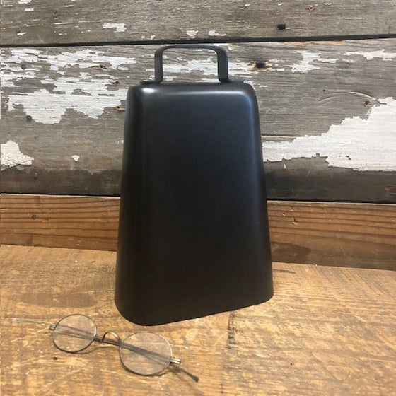 Extra Large Engravable Dark Bronze Finish Cowbell