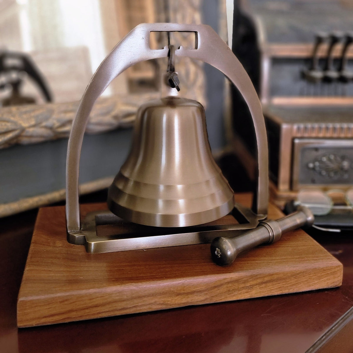 large-antiqued-brass-desk-bell