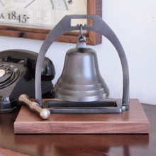  Medium Deluxe Dark Bronze Desk Bell With Striker
