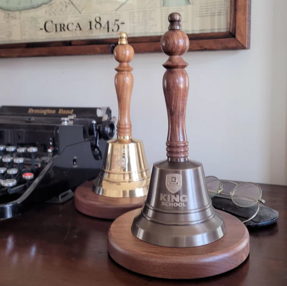 Handbell Walnut Wood Base