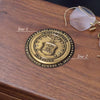 Personalized U.S. Air Force Walnut Keepsake Box with Colored Medallion