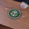 Personalized U.S. Army Walnut Keepsake Box with Colored Medallion