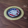 Eagle Scout Keepsake Box with Personalized Eagle Head Medallion Engraving Instructions