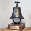 Large Deluxe Engravable Dark Bronze Brass Memorial Bell With Eagle