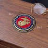 Personalized Walnut Keepsake Box with U.S. Marines Medallion