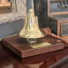 Medium Deluxe Engravable Polished Brass Stock Market Bell