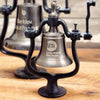 Medium Engravable Antiqued Brass Railroad Bell