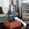 Medium Deluxe Engravable Dark Bronze Finish Memorial Bell with Engraving