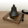 Medium Deluxe Dark Bronze Stock Market Bell with Metal Striker