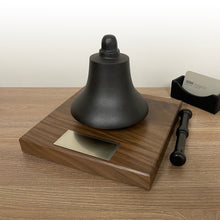  Medium Deluxe Dark Bronze Stock Market Bell with Metal Striker