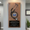 Engraved Nurse Stethoscope Plaque