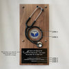 Personalized Nurse Stethoscope Wood Plaque Engraving Instructions