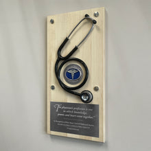  Engraved Physician Stethoscope on Maple Plaque