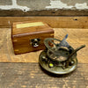 Antiqued Brass Sundial Compass