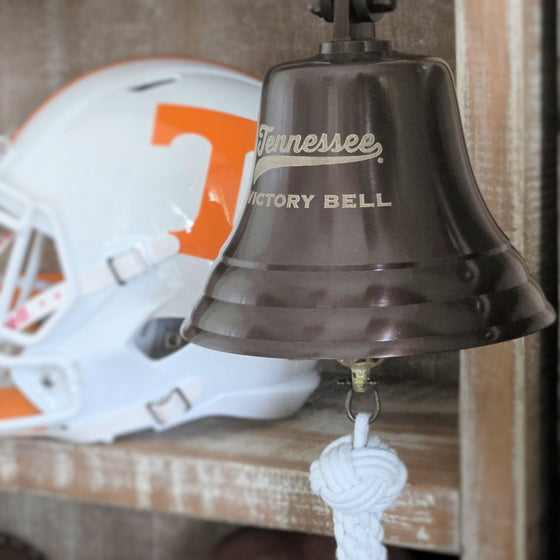 Tennessee Volunteers Victory Bell-7 inch antiqued brass