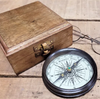 Eagle Scout Personalized Brass Compass