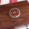 Firefighter Walnut Keepsake Box Main Image