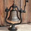 Medium Engravable Antiqued Brass Railroad Bell