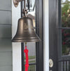 10 Inch Antiqued Brass Nebraska Victory Bell