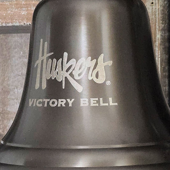10 Inch Antiqued Brass Nebraska Victory Bell
