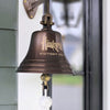 7 Inch Solid Brass Nebraska Victory Bell