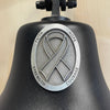 7 Inch Diameter Dark Bronze Cancer Medallion Maple Plaque
