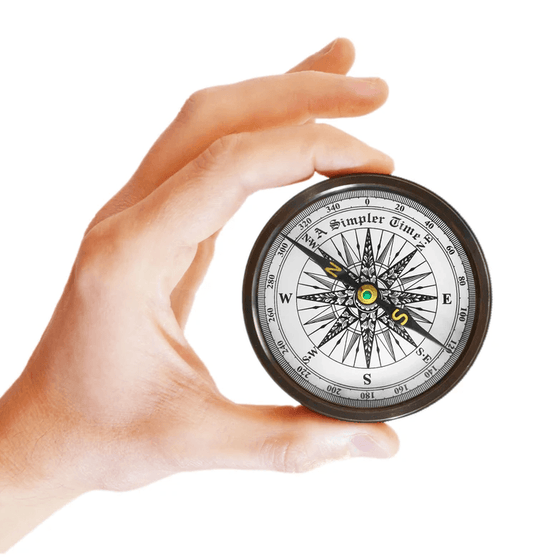 Inspirational Engraved Moral Compass