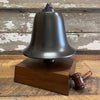 Large Deluxe Engravable Dark Bronze Finish Stock Market Bell