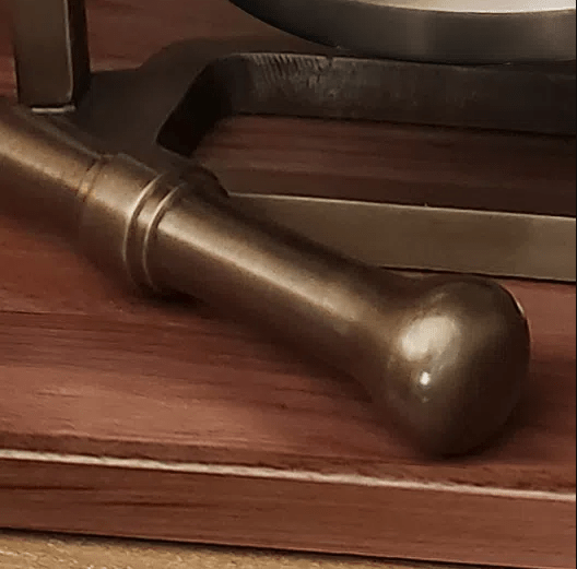 5 Inch Antique Desk Bell With Striker