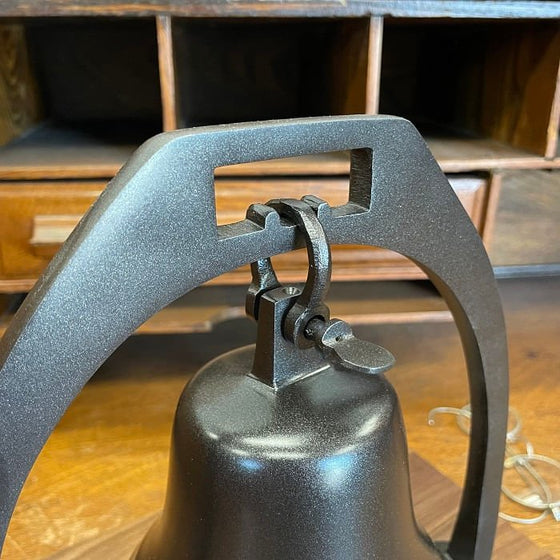 Large Engravable Dark Bronze Finish Brass Bell With Striker