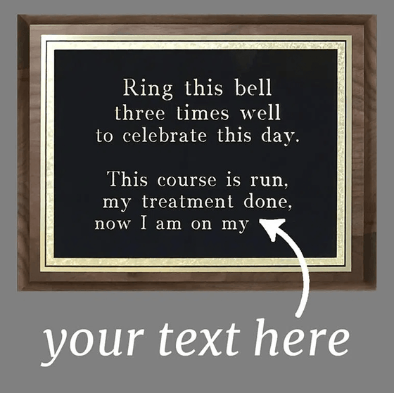 Large Engraving Wall Plaque